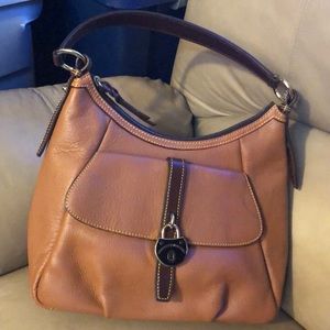 Leather hobo bag